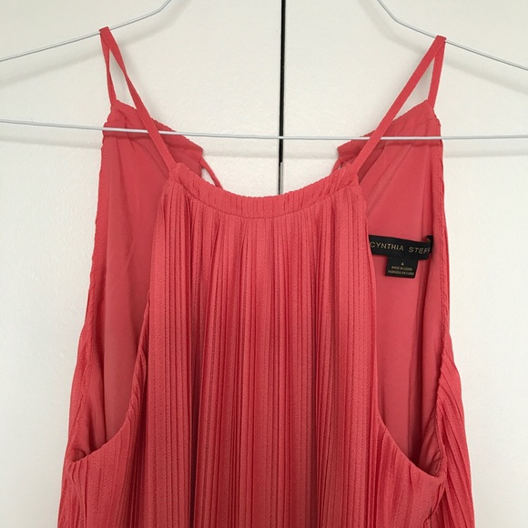 Flowy pleaded summer dress - Picture 2 of 8